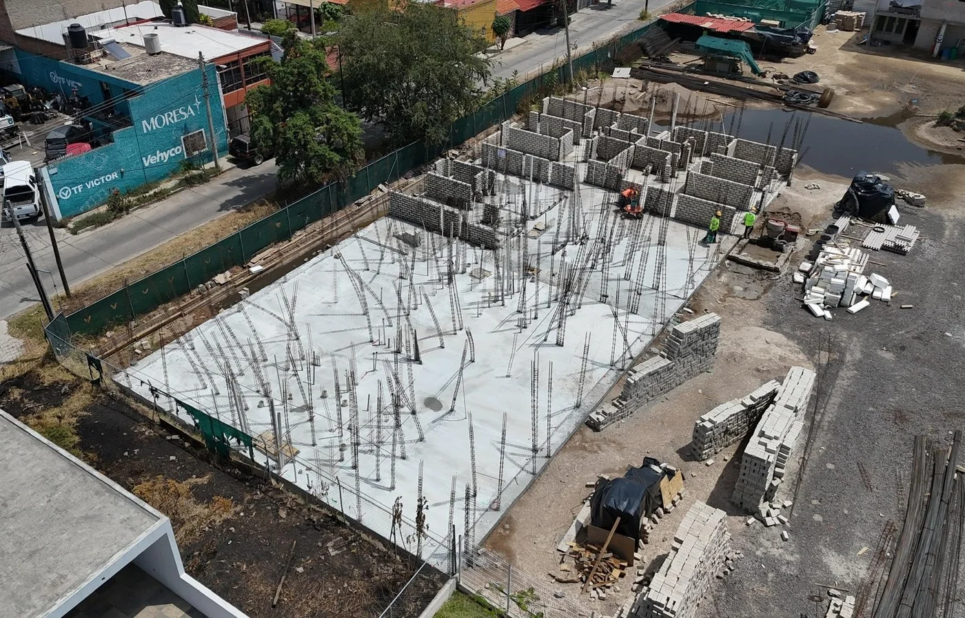 Arranque de la cimentación de la Torre 2